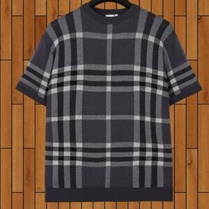 Burberry Men's Black Short Sleeve
